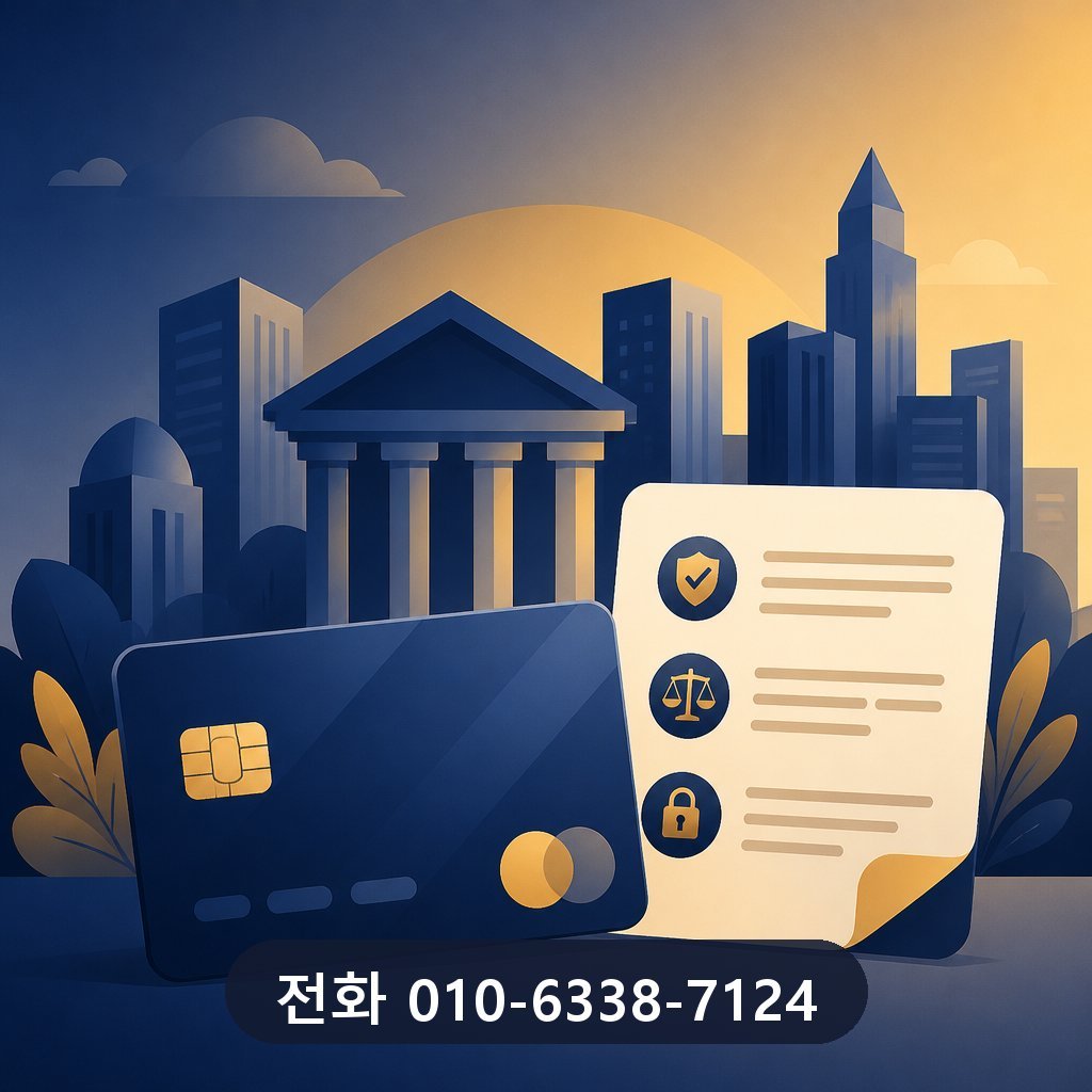 카드 한도 현금화 카드사 약관 확인 이미지 · 문의 010-6338-7124