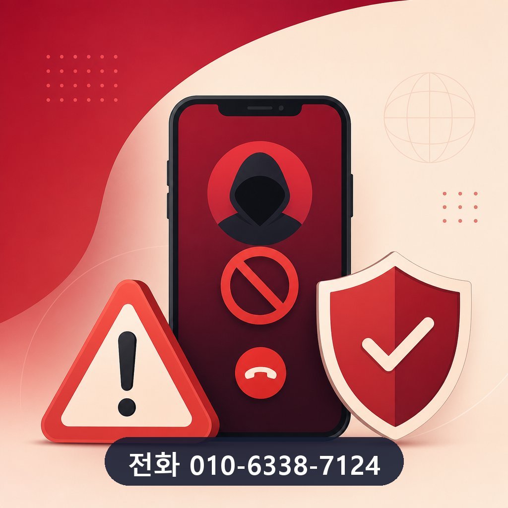 카드 한도 현금화 피해 예방 주의사항 이미지 · 문의 010-6338-7124